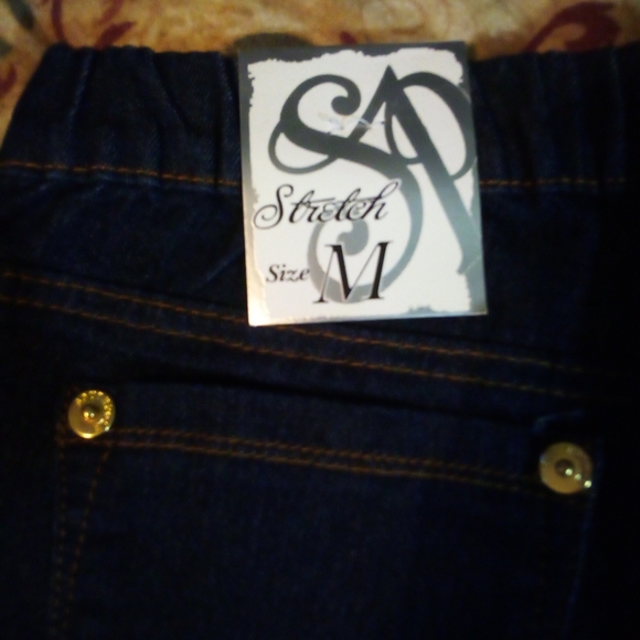 Southpole Distressed Style Designer Stretch Demin Jeans Pants Women's Sz M Blue - Picture 5 of 9